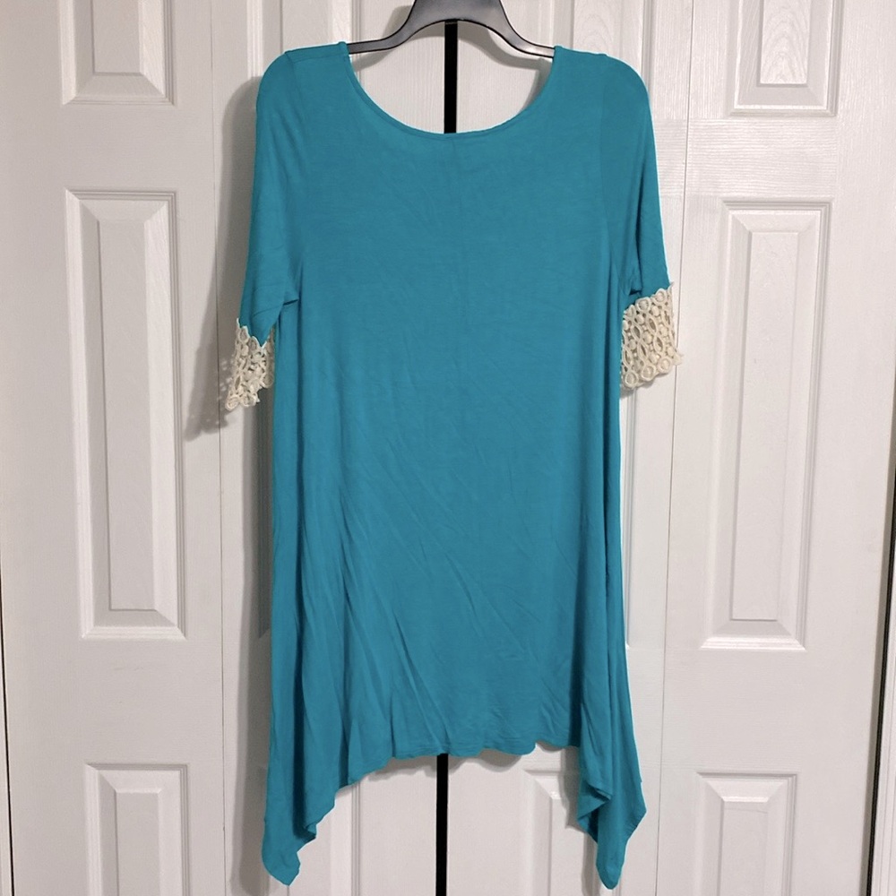 Cezanne lightweight knit tunic beach cover short dress size 3X